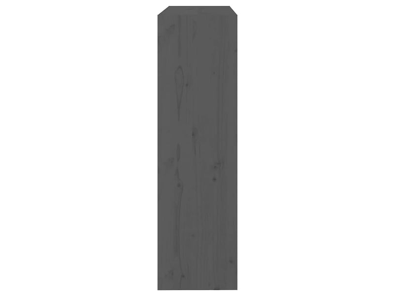  Bibliothèque, séparateur de pièce gris 80x30x103,5 cm pin massif  - Conforama E