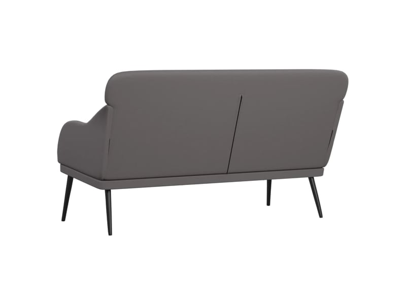  Banc chambre, banc de lit gris 110x76x80 cm similicuir  - Conforama E