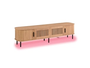 Meuble tv coloris naturel 180 cm <strong>PANGIVO</strong>  <strong>GL8290N</strong>
