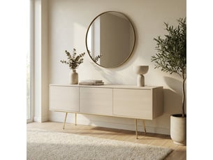 Meuble tv coloris beige 180 cm <strong>AHD AMAZING HOME DESIGN</strong>  <strong></strong>