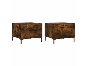 Table basse rectangulaire coloris marron  