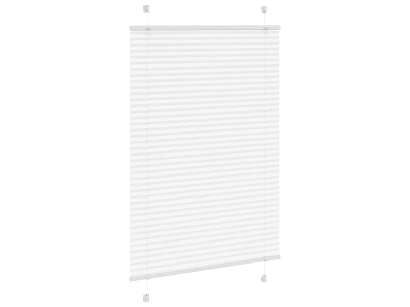  Store plissé, store de fenêtre blanc 100x100 cm largeur du tissu 99,4cm polyester cf46722  - Conforama C