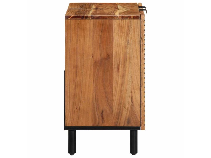  Meuble sous lavabo de salle de bain marron 62 x 33 x 58 cm cf64918  - Conforama E