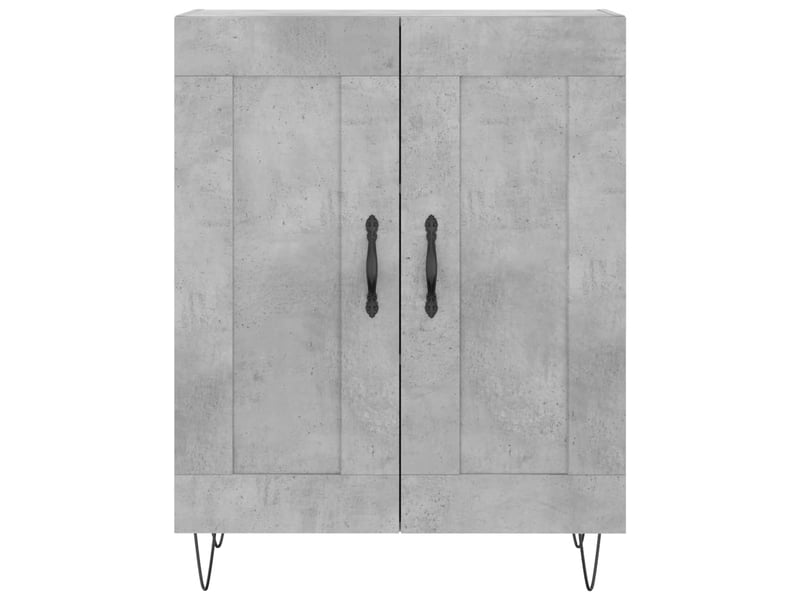  Buffet - bahut - meuble de rangement gris béton 69,5x34x90 cm bois d'ingénierie  - Conforama E