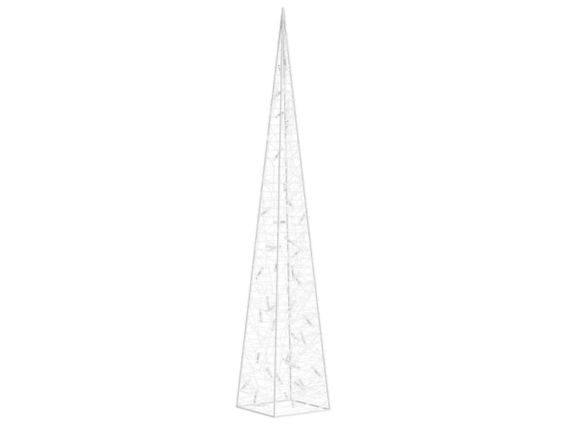  Cône lumineux décoratif à led acrylique bleu 90 cm cf62144  - Conforama C
