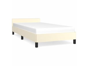 Lit simple 80x200 cm    coloris beige