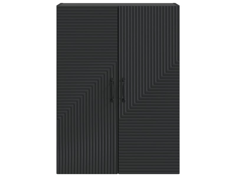  Armoire murale salon, meuble de rangement noir 66 x 34,5 x 90 cm bois d'ingénierie shl2660  - Conforama D