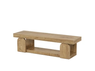 Banc  coloris marron <strong>TRIBESIGNS</strong> <strong></strong> - 160 cm