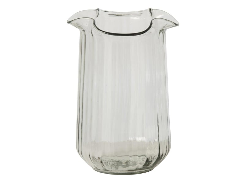  Vase design en verre halvor 34cm transparent  - Conforama A