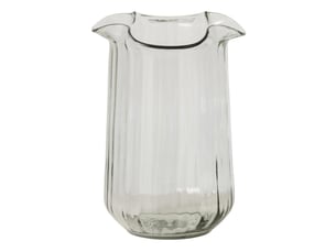 Vase design en verre halvor 34cm transparent