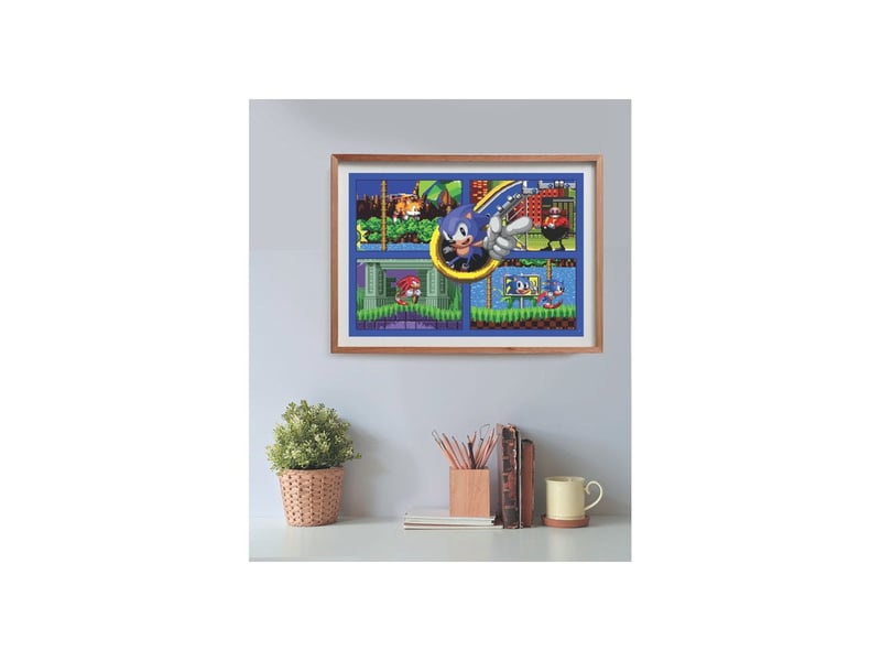  Puzzle cube 500 pieces sonic 49 x 36 cm boite fermee CLE8005125358083 - Conforama C