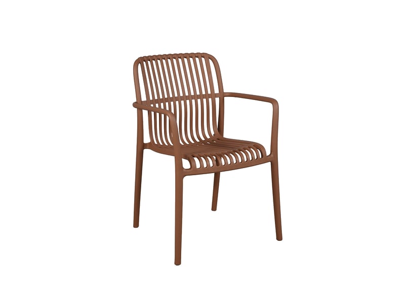 Chaise de jardin en résine terracotta paloma 601007 - Conforama A