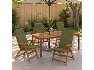 Lot de 6 coussins de chaise à dossier haut gemert cf59375