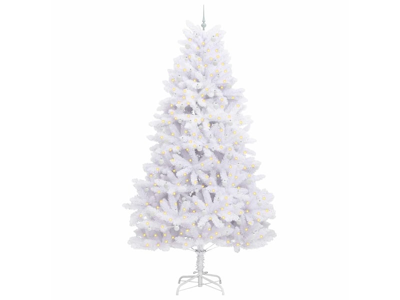 Sapin de noël, arbre de noël artificiel à branches articulées blanc 300 cm cf61083 - Conforama C