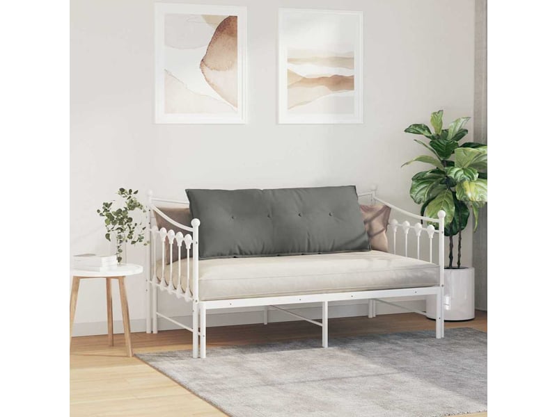  Coussin de dos, coussin de dossier gris foncé 120 x 50 cm tissu en microfibre cf54695  - Conforama D
