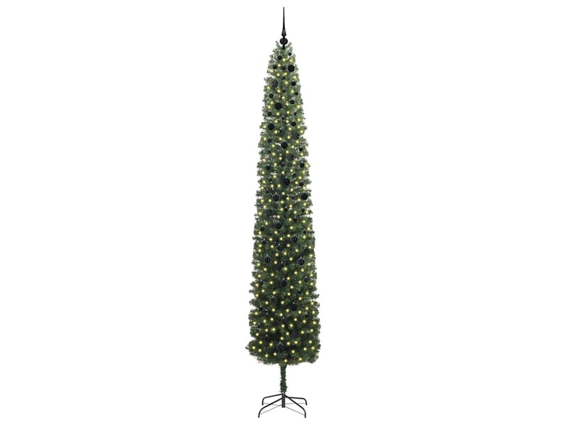  Sapin de noël - arbre de noël artificiel vert 300 cm pvc et acier et plastique  - Conforama C