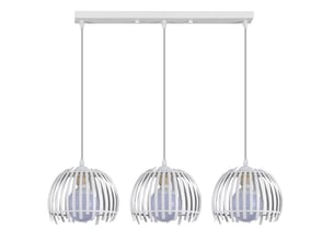 Fabrilamp latina, réglette, moderne, 3 x e27, blanc, 35-90 x 74 x 20 cm