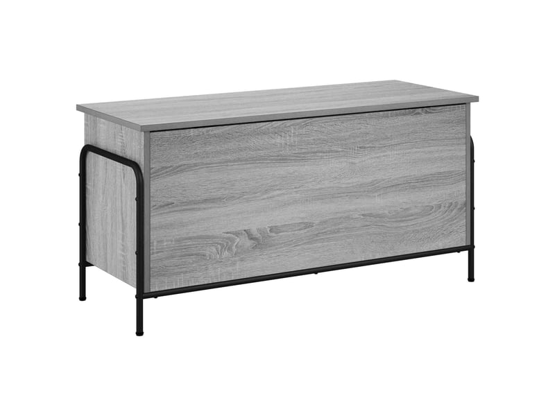  Boîte de rangement, coffre de rangement sonoma gris 80x40x49,5 cm  - Conforama E