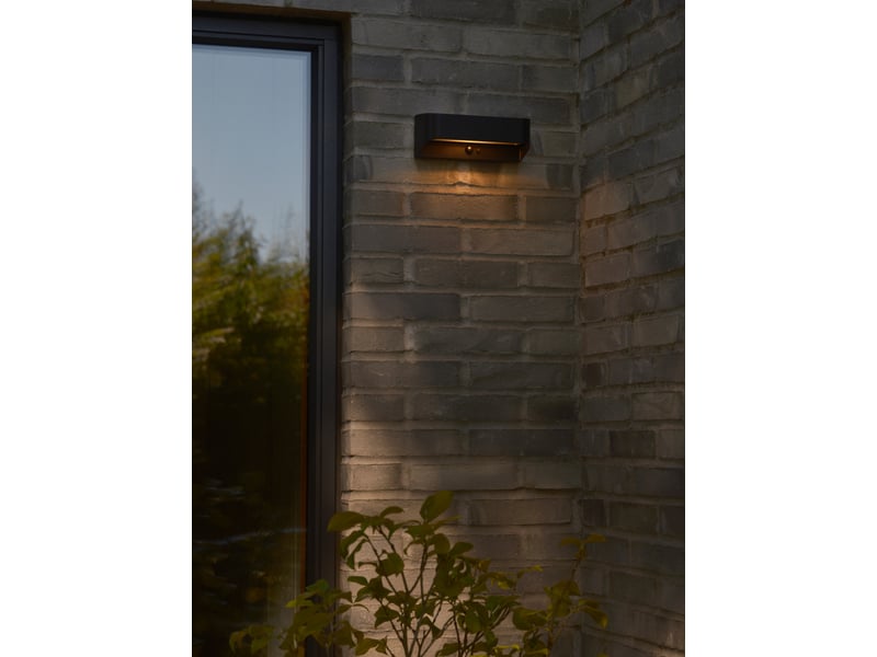  Applique murale extérieur solaire, marcellio 22 en aluminium noir, ip54, nordlux 2618001003 - Conforama B