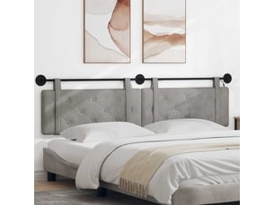 Tete de lit A poser largeur 210 cm <strong></strong> <strong></strong> argenté
