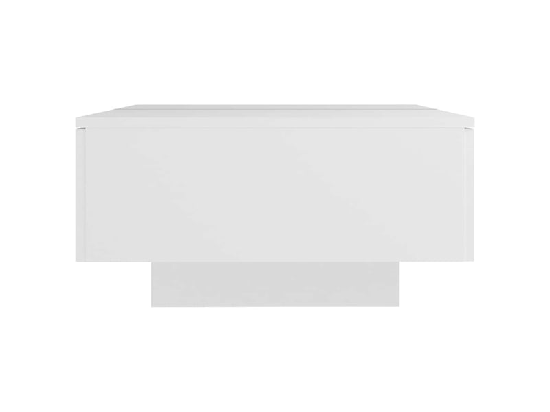  Table basse rectangulaire | table de salon blanc 90x60x31 cm aggloméré  - Conforama D