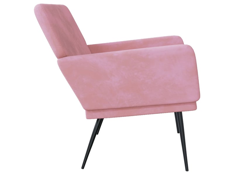  Banc chambre, banc de lit rose 108x79x79 cm velours shl34707  - Conforama D