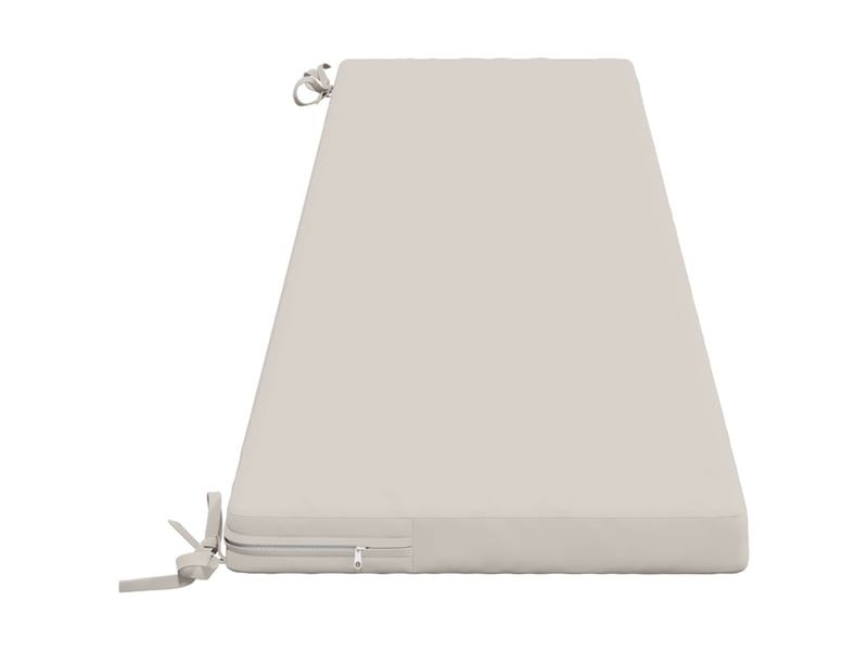  Coussin de banc, coussin d'assise, coussin de canapé soest 100 % polyester blanc 170 x 40 x 5 cm cf53041  - Conforama D