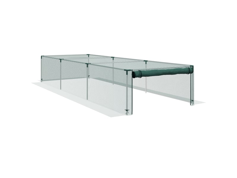  Filet de protection pour plantes 125 x 373 x 62,5 cm – vert – porte zippée, filet résistant  - Conforama D