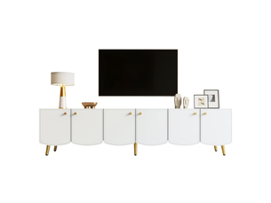 Meuble tv coloris bicolore 40 cm <strong>ATELIER CONFORTIEL</strong>  <strong></strong>