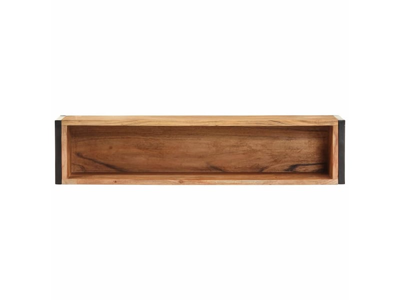  Jardinière - bac à fleurs 90x20x68 cm bois massif d'acacia  - Conforama C