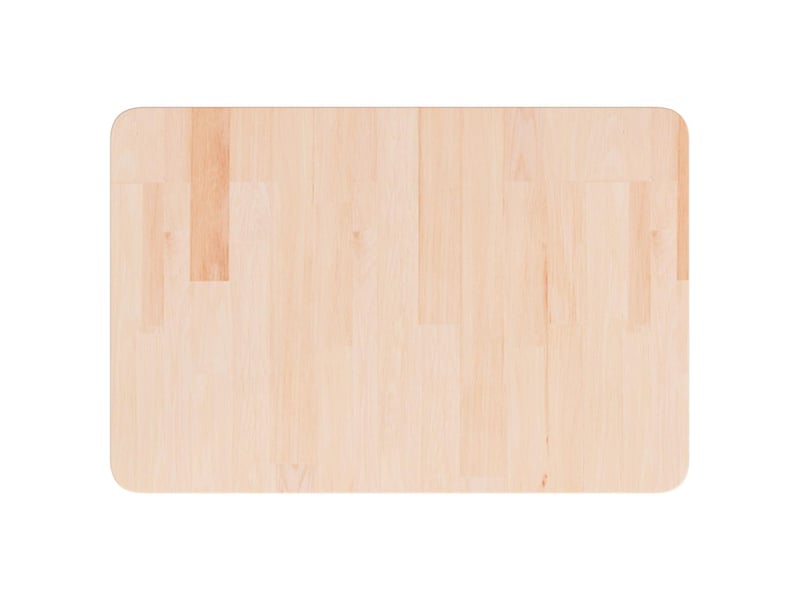  Comptoir de salle de bain, plan de travail 60x40x2,5 cm bois massif non traité cf65747  - Conforama A