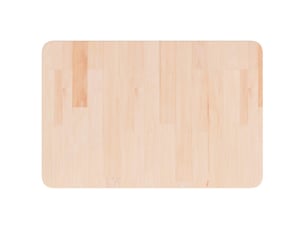 Comptoir de salle de bain, plan de travail 60x40x2,5 cm bois massif non traité cf65747