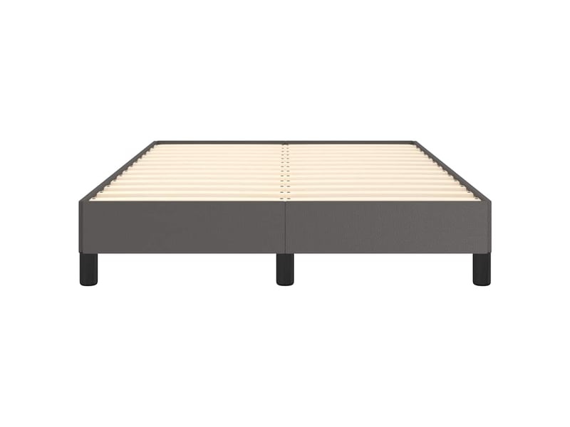  Lit double- lit adulte -  cadre de lit sans matelas gris 120x200 cm similicuir  - Conforama D