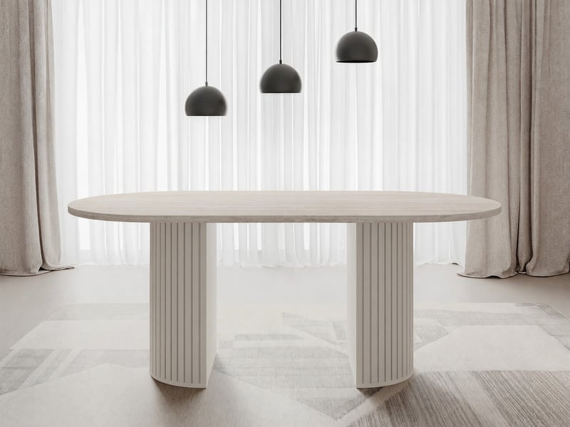  Table comfivo ulma, stratifié, stratifié, 75x90x185cm  - Conforama B