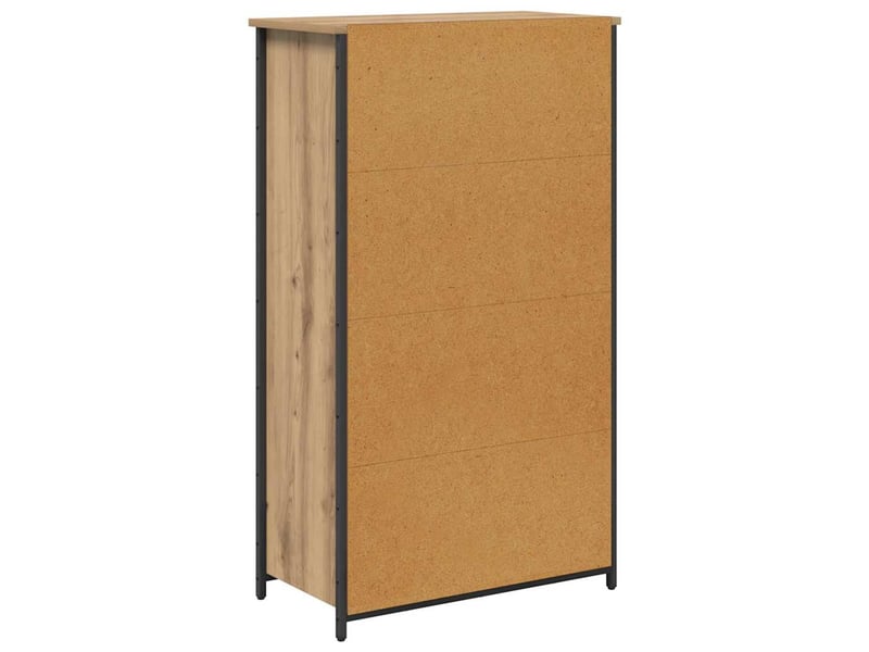  Haut armoire, armoire de rangement chêne artisanal 62x32x106,5 cm  - Conforama E