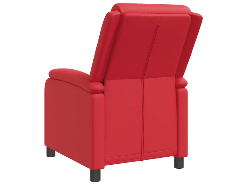  Vidaxl fauteuil inclinable rouge simili cuir  - Conforama E