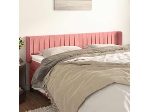 Tete de lit A poser largeur 203 cm rose