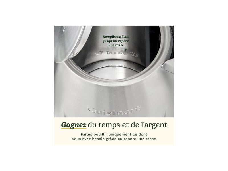  Bouilloire electrique 1,7 l acier inox double paroi 3 kw base 360° CUI3030050198218 - Conforama B