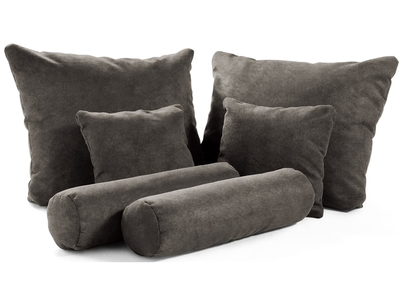 Coussin gris 65 cm 90 cm  - Conforama A