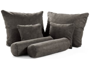 Set de 6 Coussins tissus et coloris Assortis aux Lit Boxsprings gris Intérieur <strong></strong> <strong></strong>