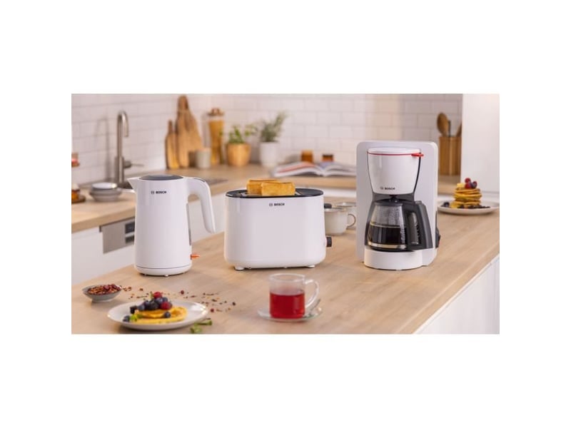  Bosch - cafetière filtre 15 tasses 1200w blanc  tka2m111 - mymoment TKA2M111 - Conforama C