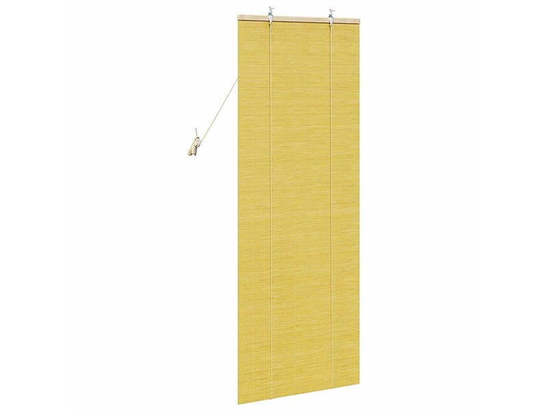  Store enrouleur, store à rouleau jaune 60 x 160 cm bambou cf45274  - Conforama E