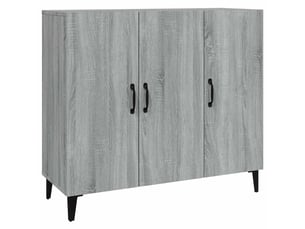 Buffet - bahut - meuble de rangement sonoma gris 90x34x80 cm bois d'ingénierie