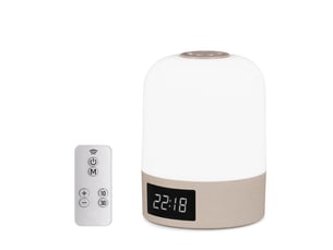 Veilleuse d'allaitement rechargeable avec horloge – lampe de chevet pour chambre de bébé-version télécommandée