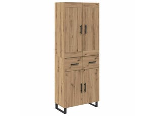 Armoire     <strong></strong> <strong></strong> coloris bois clair largeur 69.5 cm