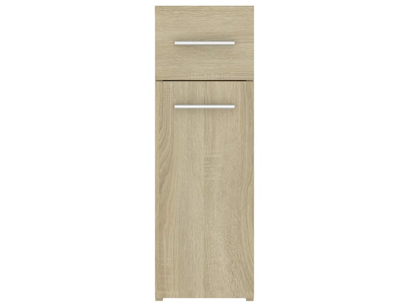  Armoire apothicaire design moderne 20 x 45,5 x 60 cm en bois d'ingénierie chêne sonoma 02_0047787  - Conforama C