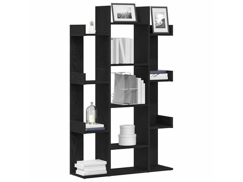 Bibliothèque, armoire à livres 13 niveaux 86 x 25,5 x 140 cm bois d'ingénierie - Conforama C