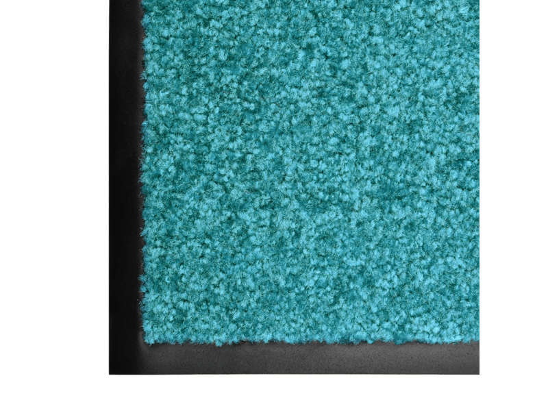  Paillasson lavable bleu cyan 40x60 cm - comfortxl 323457 - Conforama C
