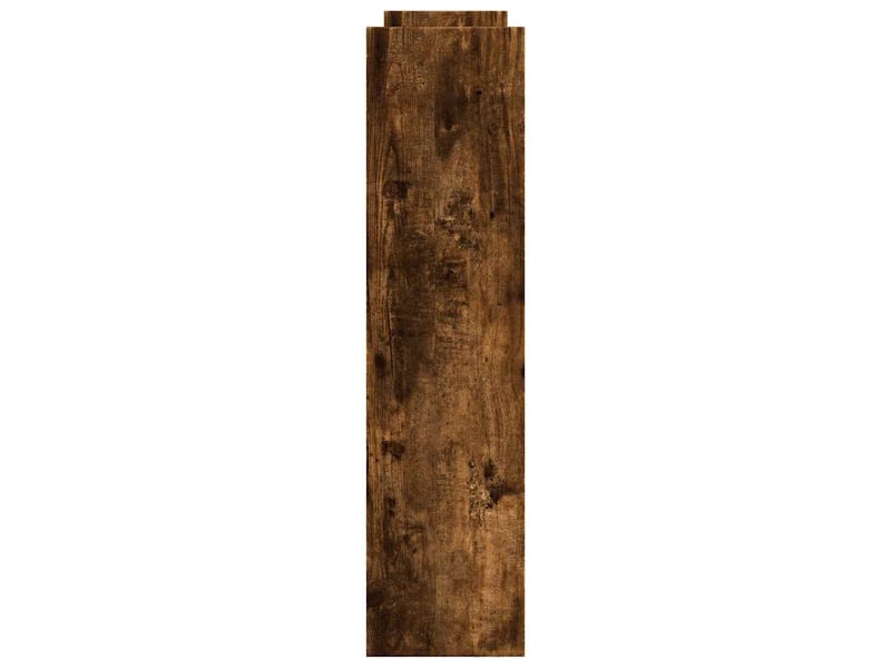  Chariot de rangement étroit pour bureau 4 niveaux chêne fumé  - Conforama E