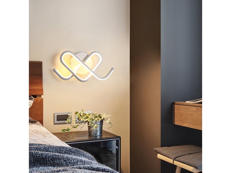  Applique murale intérieure led 21w lampe murale moderne cœur, blanc 7914674606 - Conforama B